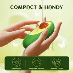 New Cute Design Avocado Suction Vibrator