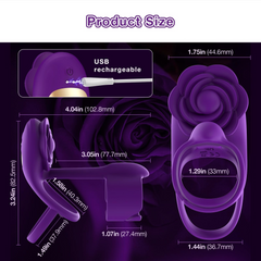 Vibrating Cock Ring Sex Toys for Couples