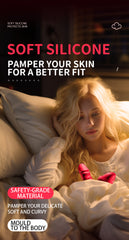 Alien Rose Tongue Licking Dildo Vibrator