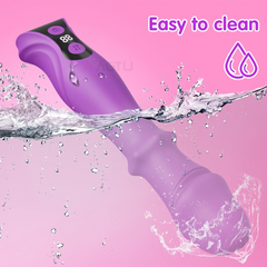 Telescopic Swing Vibrator Women 3 in 1 Clitoris G Spot Stimulator
