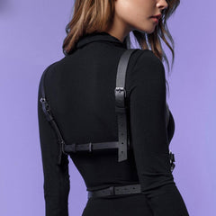 Bandage Goth Leather Harness Belts Garters