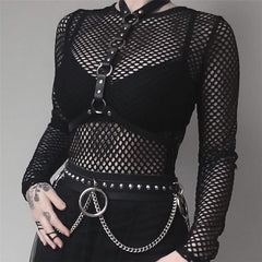 Belt Body Bondage Adjustable Cage