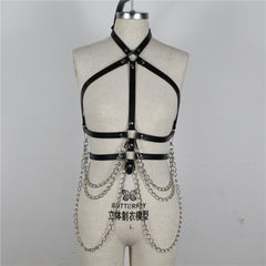 Belt Body Bondage Cage Chest Straps
