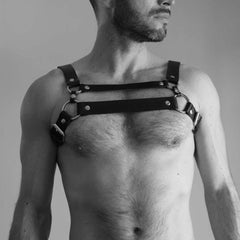 Belt Choke Collar Chest Bondage Shoulder Cage