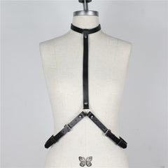 Belt Punk Goth Bra Body Bondage