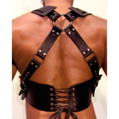 Men Metal Buckle Belts Body Bondage