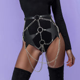 Body Bondage Belt Cage Metal Garter
