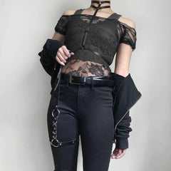 Sexy Body Bondage Cage Leather Belt