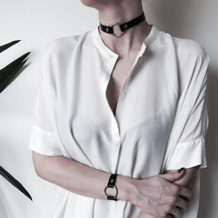 Bondage Erotic Porno Choke Collar For Women