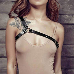 Bondage Punk Ladies Leather Belt Waist Garter