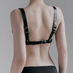 Female Punk Bra Sexy Cage Suspenders