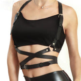 Female Punk Goth Harajuku Bust Cage Body Bondage