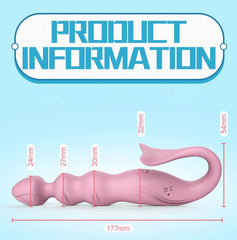 Fish Tail New Anal Beads Vibrator