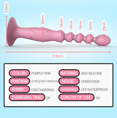 Fish Tail New Anal Beads Vibrator