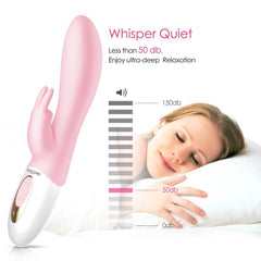 Dual Vibration Waterproof Female Vagina Clitoris Massager