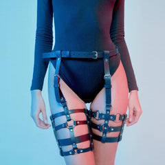 Garters Female Leg Cage Body Bondage