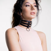 Gothic Choker Collar Pole Dance Belts