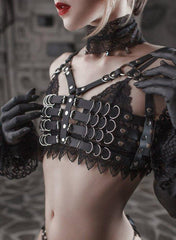 Handmade Heavy Duty Punk Top Fetish Harness