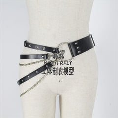 Harajuku Belt Exaggerated Hoop Women Belt