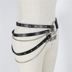 Harajuku Belt Exaggerated Hoop Women Belt