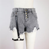 Harajuku Faux Leather Harness Tight Suspender