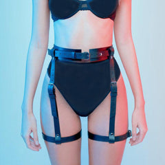 Harajuku Handmade Leather Punk Goth Garter