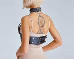 Harajuku Wide Waistband Sexy Choker Harness