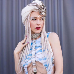 Holographic Two Piece Set Body Harness