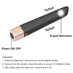 LEVETT Calla Waterproof Magnetic Lipstick Vibrator