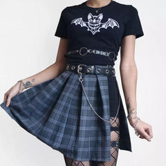 Leather Belt Metal O-Ring Garter Leg Belts