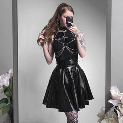 Leather Garter Belts Women Lingerie Chain