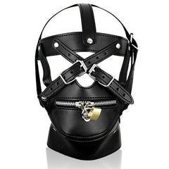 Leather Harness Head Harness PU Mask