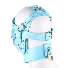 Leather Harness Head Harness PU Mask
