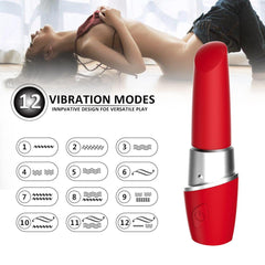 Magnetic Portable Lipstick Bullet Vibrator