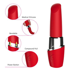 Magnetic Portable Lipstick Bullet Vibrator
