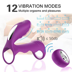 Male Vibrator 12 Speeds Cock G Spot Stimulator