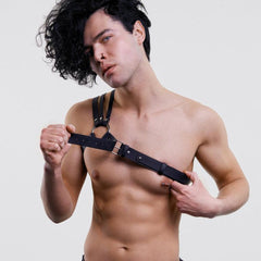 Men Sexy Gay Belts Goth Punk Suspenders