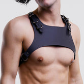 Men's Chest Belt Leather Gay Sexy Suspenders