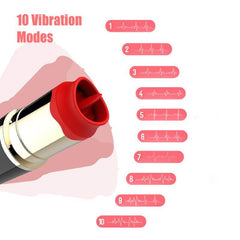 Mini Lick Lipstick Vibration 10 Speed Vibe