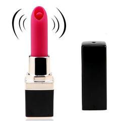 Mini Lipstick Tongue Shock Vibrator Portable Vibe