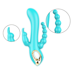 Nipple Vagina Clitoral Anal Rabbit Vibrator