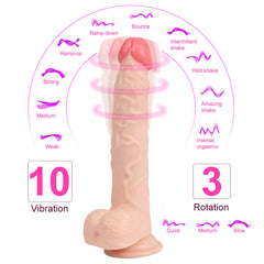 9.0 Inch Suction Cup Vibrating Dildos