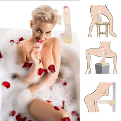 9.25 Inch Confetti Dildo