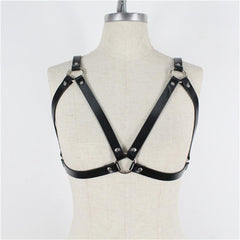 Popular Stud Punk Goth Leather Harness