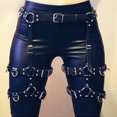 Punk Harajuku Leather Harness Garter Belt