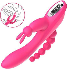 Rabbit G-spot and P-spot Triple Curve Vibrator