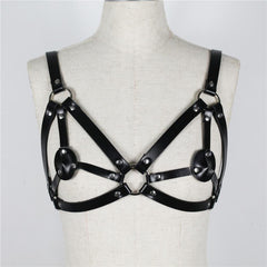 Rave Bra Women's Belt Goth Bondage