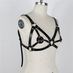 Rave Bra Women's Belt Goth Bondage