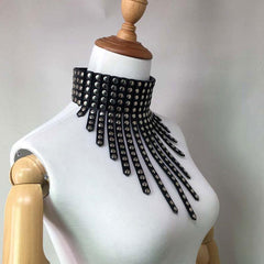 Rivet Necklace Bondage Adjustable Buckle Erotic Fetish Choke
