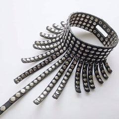 Rivet Necklace Bondage Adjustable Buckle Erotic Fetish Choke